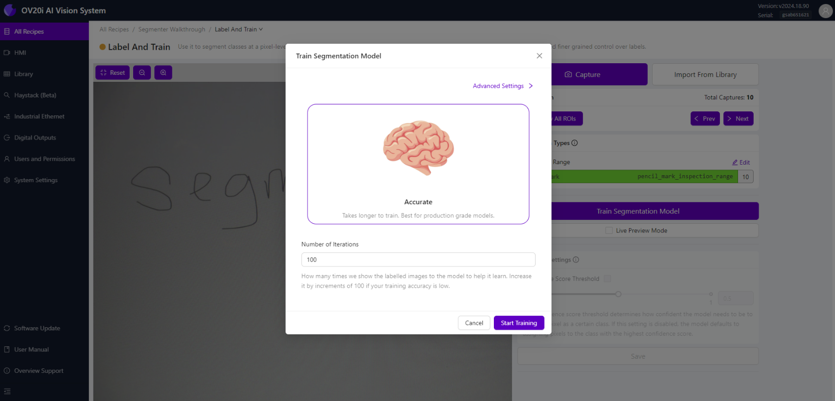 Using the Segmenter | Overview AI Documentation