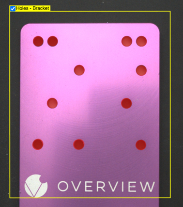 Example annotation of mounting plate