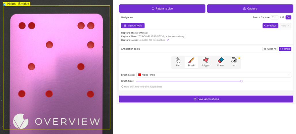Example of annotated classes