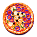 Pizza segmented