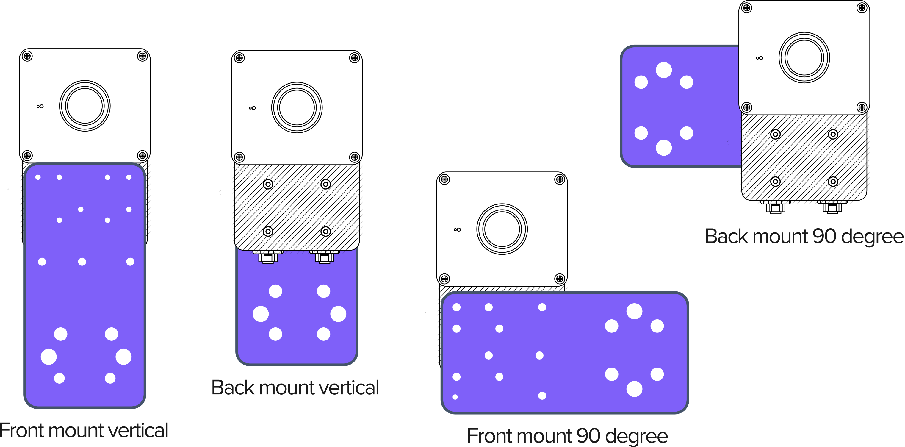 Mounting plate and mounting arrangements