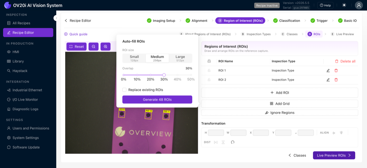 Add Grid 用大小相等的 ROI 自动填充图像