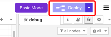 Deploy button